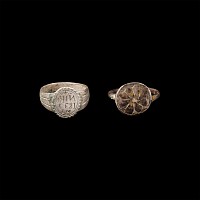Post Medieval Silver Ring Group