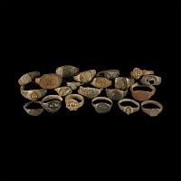 Roman to Post Medieval Bronze Ring Collection
