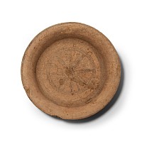 Western Asiatic Ceramic Plate with Star