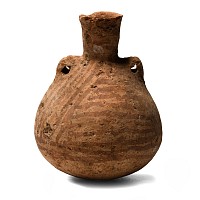 Holy Land Red Painted Pottery Amphoriskos