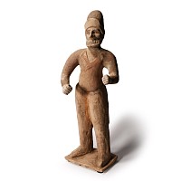 Chinese Tang Terracotta Foreign Groom