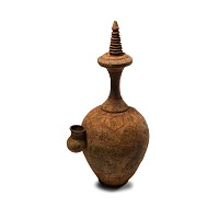Tang Style Gilt Bronze Flask