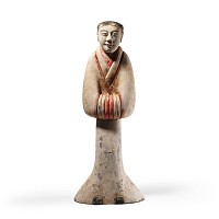Chinese Han Terracotta Male Figure