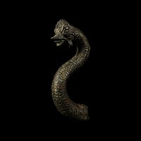 Large Roman Bronze Basilisk