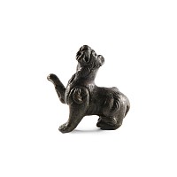 Roman Bronze Lioness Figure