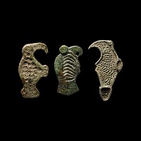 Merovingian Bronze Bird Brooch Collection
