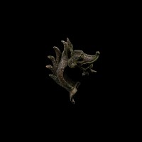 Anglo-Norman Bronze Dragon Head Finial