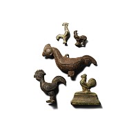 Roman Bronze Cockerel Collection
