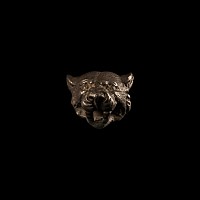 Roman Silver Panther Head