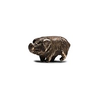Roman Silver Pig Statuette