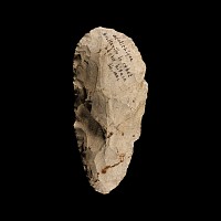 Stone Age French Bifacially Knapped Chert Lanceolate Axe
