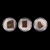 Natural History - NWA 15016 Martian Shergottite Meteorite Slice Collection