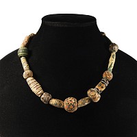 Western Asiatic Millefiori Glass Bead Necklace