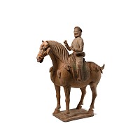 Chinese Tang Ceramic Horse and Rider