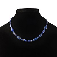 Bactrian Style Lapis Lazuli Bead Necklace String