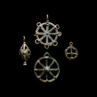 Amlash Bronze Openwork Pendant Group