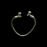 Roman Bronze Bracelet with Panthers