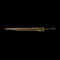 Luristan Bronze Sword with Hilt