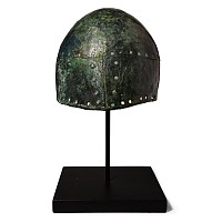 Archaic Greek Modified Bronze Corinthian Helmet