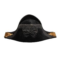 Admiral Thomas Leeke Massie Cased Cocked Naval Hat and Box
