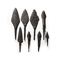 Medieval Iron Arrowhead Group