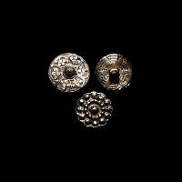 Medieval Silver Ornate Roundel Group