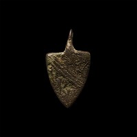 Medieval Bronze 'De Bohen, Earls of Hereford' Knight's Heraldic Horse Harness Pendant