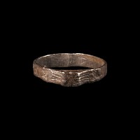 Medieval Silver Stirrup Ring