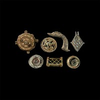 Roman Bronze Brooch and Other Artefact Collection
