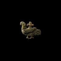 Viking Bronze Bird Brooch with Cross