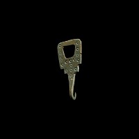 Anglo-Saxon Bronze Hooked Clothes Tag