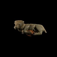 Roman Bronze Statuette of a Reclining Bull