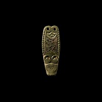 Anglo-Saxon Bronze Zoomorphic Strap End
