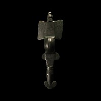 Large Anglo-Saxon Bronze Cruciform Bow Brooch