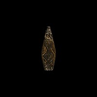 Large Anglo-Saxon Bronze Zoomorphic Strap End