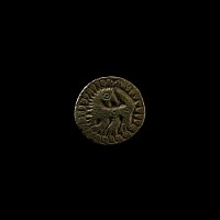 Anglo-Saxon Bronze Regardant Beast Brooch