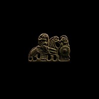 Viking Bronze Rider and Valkyrie Mount