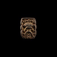 Viking Age Silver-Gilt Mount with Figure