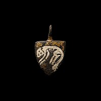 Medieval Gilt Bronze Knight's Heraldic Horse Harness Pendant