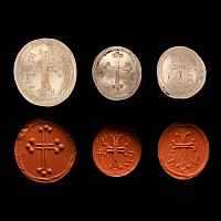Christian Rock Crystal Cross Stamp Seal Collection
