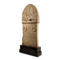 Greek Marble Funerary Anthemion Stele