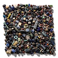 Roman and Other Glass and Stone Bead Group