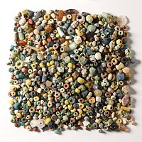 Roman and Other Glass and Stone Bead Group