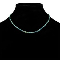 Western Asiatic Turquoise and Blue Glass Bead Necklace String