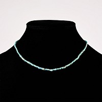 Western Asiatic Turquoise Blue Glass Bead Necklace String