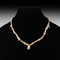 Western Asiatic Stone and Other Bead Necklace