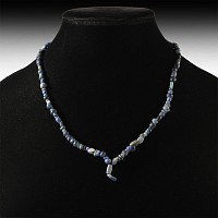 Roman Deep Blue Glass and Other Bead Necklace String