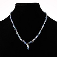 Roman Deep Blue Glass and Other Bead Necklace String
