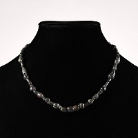 Roman Black Glass and Other Bead Necklace String