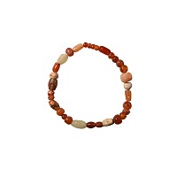 Western Asiatic Carnelian Bead Bracelet String